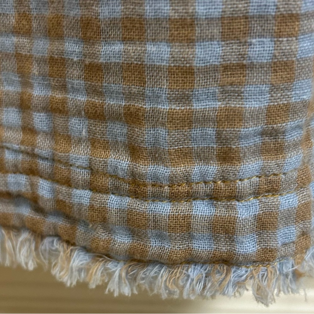 Given Kale Women's Mixed-Plaid Long-Sleeved Boyfriend Shirt - Picture 6 of 10